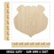 Black Bear Head Unfinished Wood Shape Piece Cutout for DIY Craft Projects